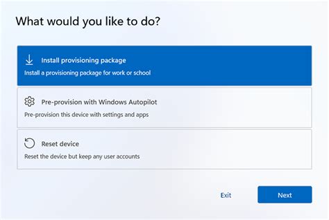 test provisioning package|windows provisioning.